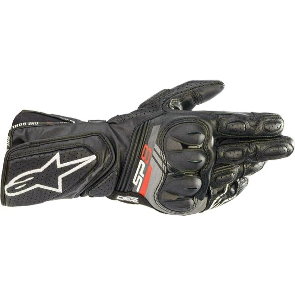 Manusi de piele sport/touring ALPINESTARS SP-8 V3 XXL Negru/Alb/Rosu fluo, 11