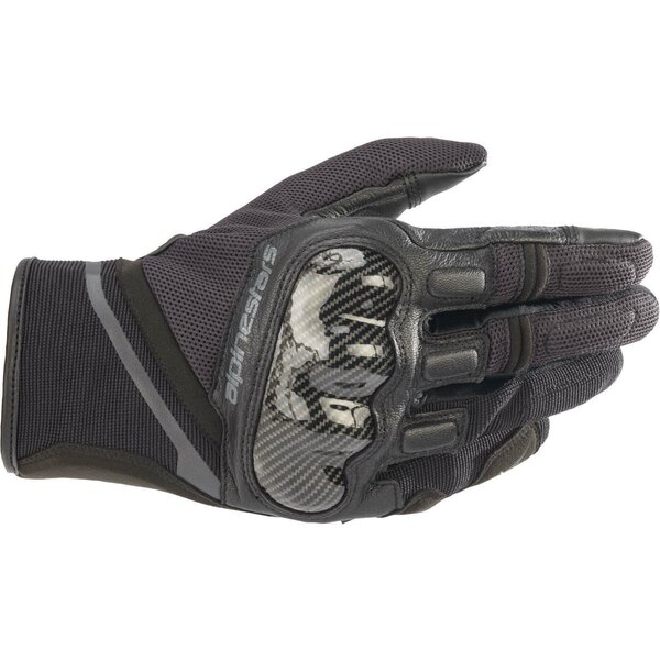 Manusi de piele vara ALPINESTARS CHROME S Negru/Gri, 2