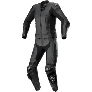 Combinezon de piele dama 2 piese ALPINESTARS STELLA MISSILE V2 Negru/Alb 44