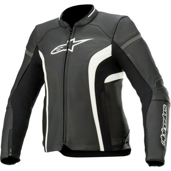 Geaca de piele dama Alpinestars Stella Kira V2 Negru/Alb 46, 2