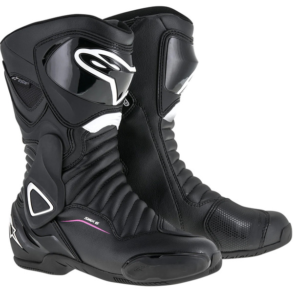 Cizme sport/touring dama ALPINESTARS STELLA SMX-6 V2 DRYSTAR 37 Negru/Alb/Roz, 8