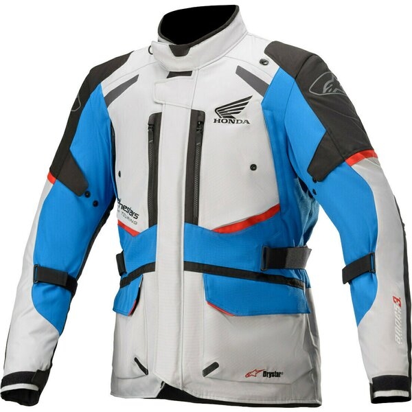 Geaca textil impermeabila ALPINESTARS HONDA ANDES V3 DRYSTAR L Negru/Gri deschis/Albastru, 2