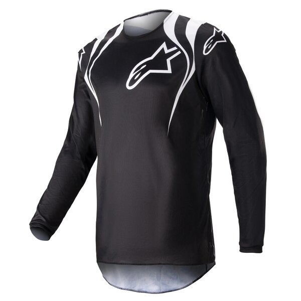 Tricou cross-enduro Alpinestars Fluid Narin M Negru/Alb/Rosu, 4