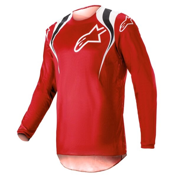 Tricou cross-enduro Alpinestars Fluid Narin M Negru/Alb/Rosu, 5