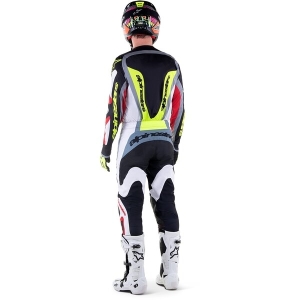 Tricou cross-enduro ALPINESTARS FLUID AGENT 2023 XL Negru/Rosu/Galben fluo, 5