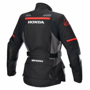 Geaca dama textil impermeabila Alpinestars HONDA STELLA ANDES V3 DRYSTAR S Negru/Gri deschis/Albastru