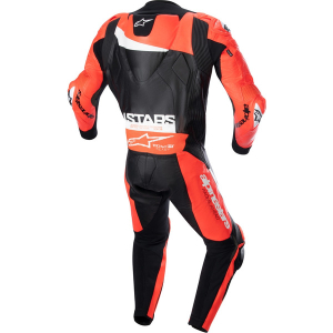 Combinezon de piele race 1 piesa ALPINESTARS GP PLUS V4 48 Negru/Rosu/Albastru, 5