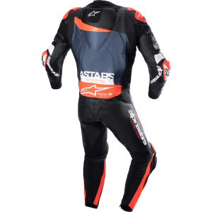 Combinezon de piele race 1 piesa ALPINESTARS GP PLUS V4 48 Negru/Rosu/Albastru, 7