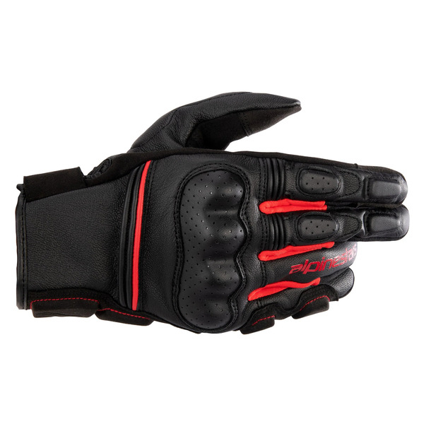 Manusi de piele sport/touring ALPINESTARS PHENOM S Negru/Rosu fluo, 3