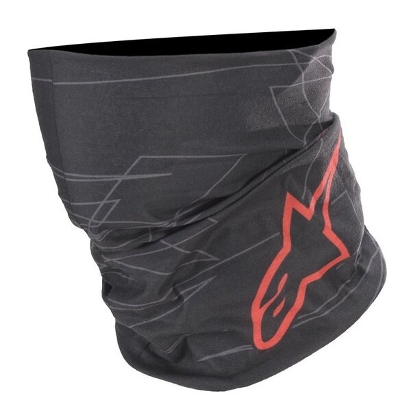 Protectie gat ALPINESTARS MM93 NECK TUBE Negru/Alb/Rosu, 3