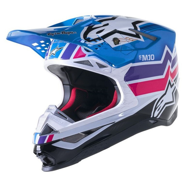 Casca cross-enduro Alpinestars Supertech S-M10 TLD EDITION 23 S Rosu/Negru, 10