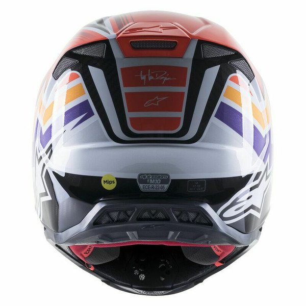 Casca cross-enduro Alpinestars Supertech S-M10 TLD EDITION 23 S Rosu/Negru, 13