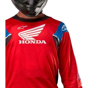 Tricou cross-enduro ALPINESTARS HONDA RACER ICONIC XXL Negru/Rosu