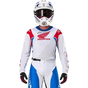 Tricou cross-enduro ALPINESTARS HONDA RACER ICONIC XXL Negru/Rosu, 15