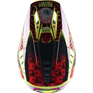 Casca cross-enduro Alpinestars Supertech S-M5 SOLAR FLARE S Negru/Albastru/Rosu, 4