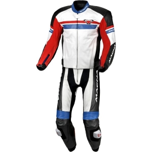 Combinezon de piele 2 piese MACNA DIABRO 48 Negru/Rosu, 4