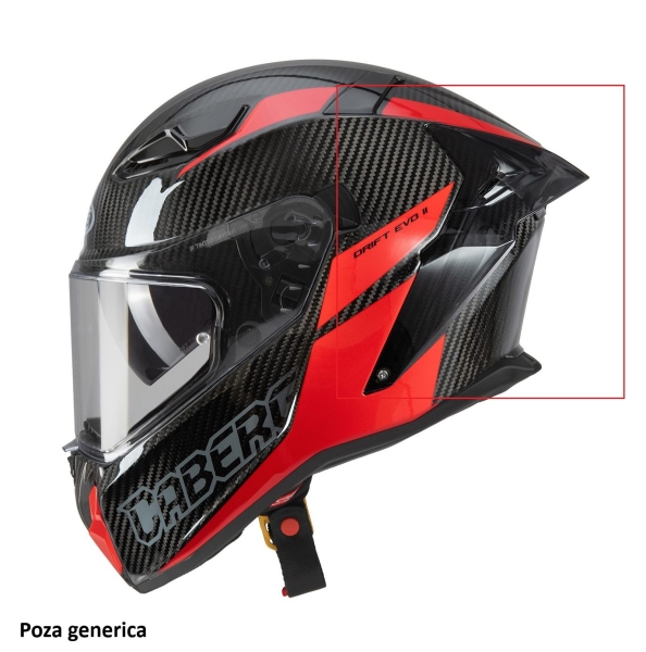 Spoiler casca integrala Caberg model Drift Evo II - culoare: fumuriu (compatibil cu marimile XS-M)