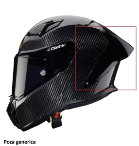 Spoiler casca integrala Caberg model GP01 Carbon - culoare: negru lucios (compatibil cu toate marimile castii GP01)
