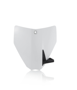 FRONT NUMBER PLATE FOR HUSQVARNA WHITE